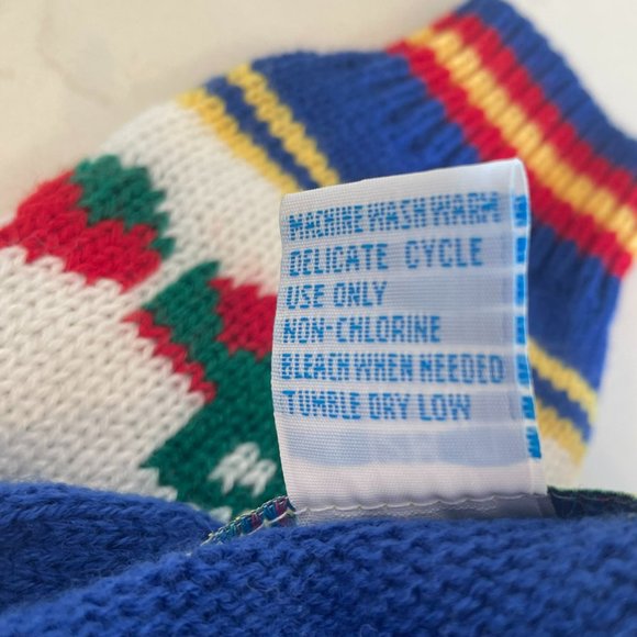 Blue Multi-Color Button Down Cardigan Sweater by Baby Superstore 12 Months NWOT - Picture 9 of 9